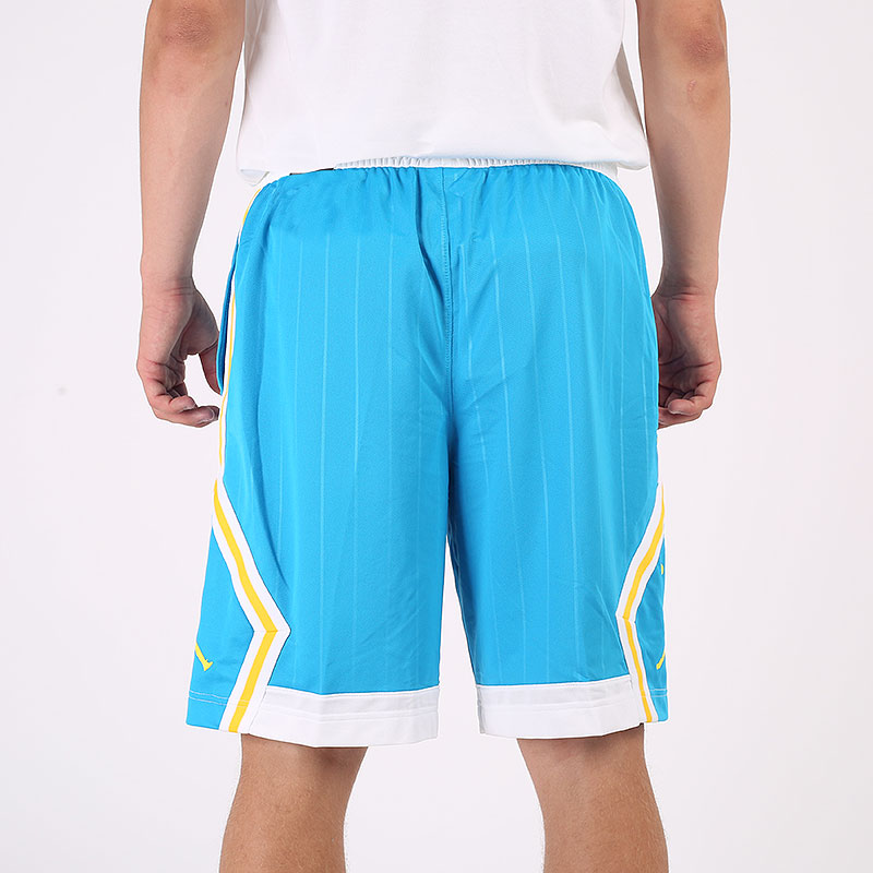 мужские голубые шорты  Jordan Jumpman Diamond Striped Short CD4908-446 - цена, описание, фото 4